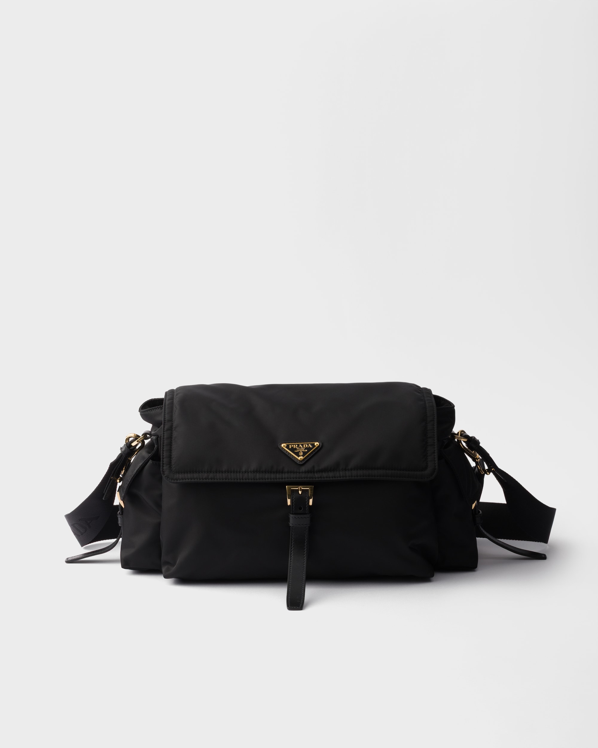 Prada Explore large Re-Nylon shoulder bag with flap - Image 1